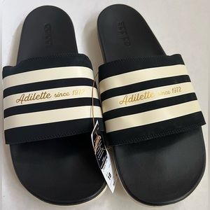 NWT adidas adilette comfort slides sz 18 mens shoes